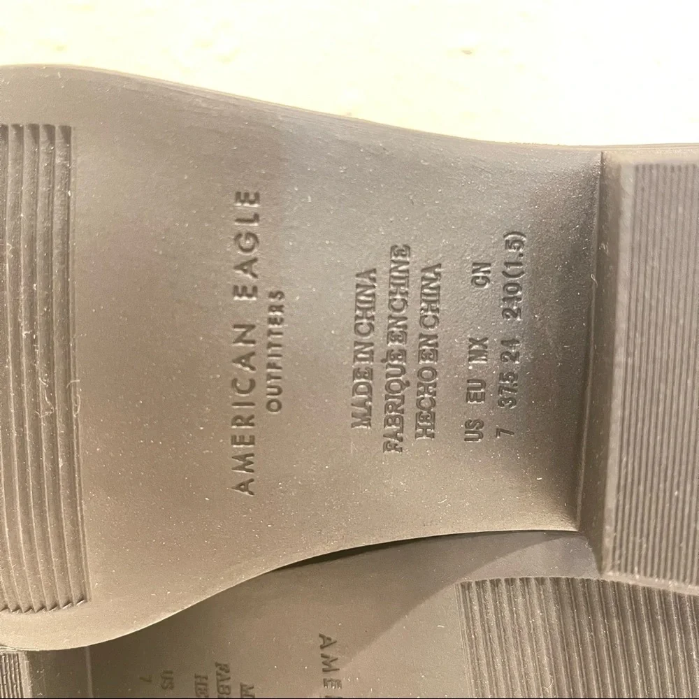 American Eagle Women’s Western Cowboy Leather Olive Green Bootie Size 6.5 NEW
